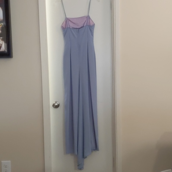 Y2K Formal slip periwinkle dress - Picture 3 of 5